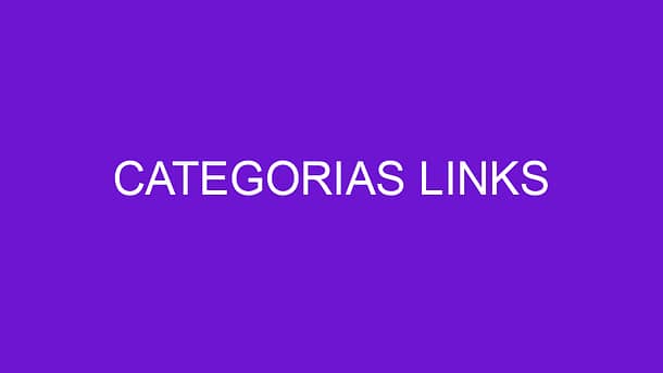 Categorias Links